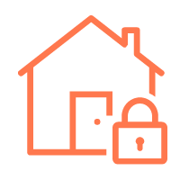 Home safety icon